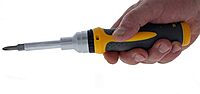 IDEAL Electrical 35-988 Ratch-A-Nut Screwdriver 9-In-1 Ratcheting Nut Driver with Screwdriver, Driver Bit Sets