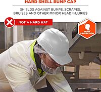 ERGODYNE Skullerz 8951 Vented Hard Shell Bump Cap with Suspension