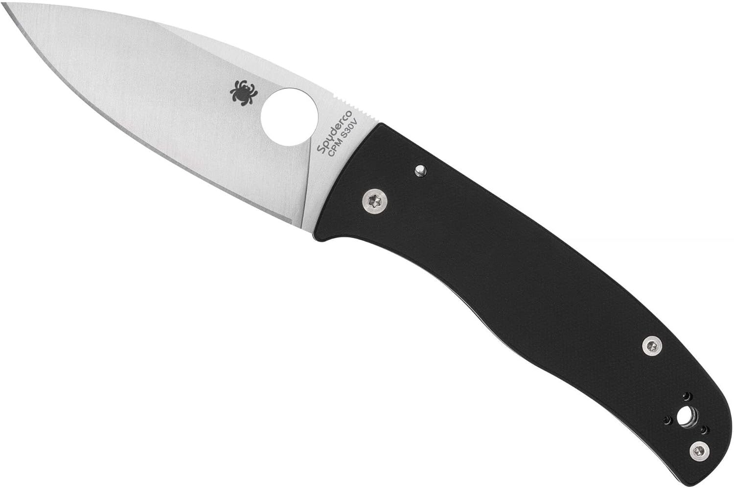 SPYDERCO BODACIOUS BLK/SLV S30V