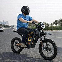 kugookirin Wish 01 SE EV Dirt Bike with Hydraulic Disc Brakes – High Safety 1500W Electric Scooter Off Road