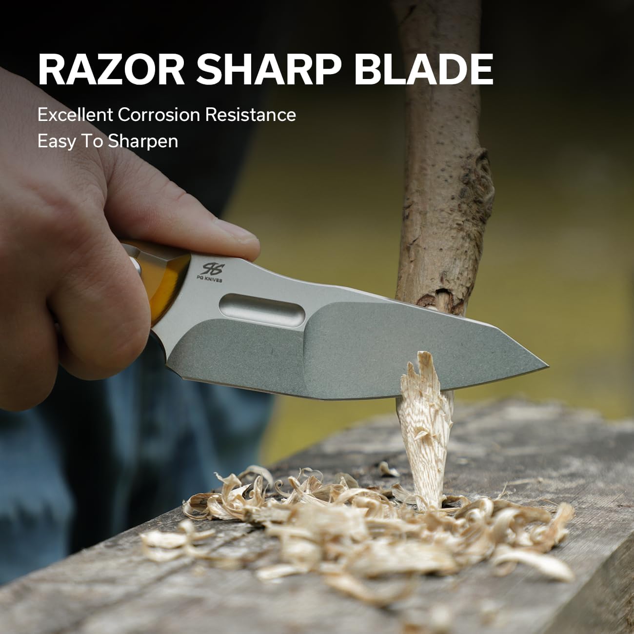 CIVIVI Propugnator EDC Fixed Blade Knife with Kydex Sheath, T-Clip and Lanyard, 4.15" D2 Blade