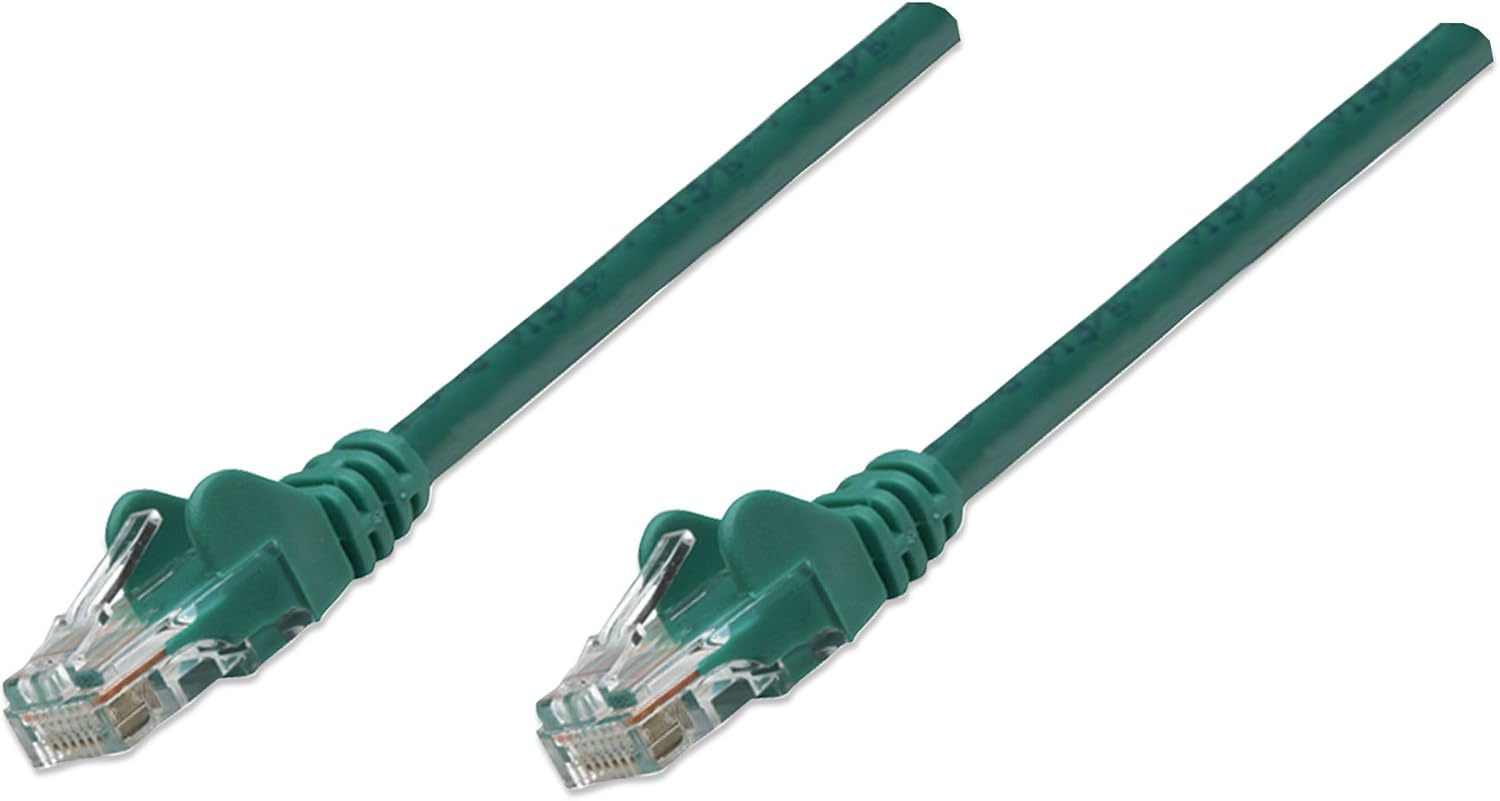 Intellinet Networks 3-Feet Cat-6 UTP Patch Cable, Green (342476)