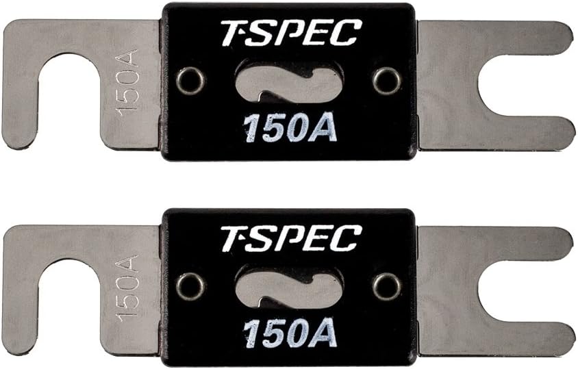 T-Spec V8 Series 150 AMP ANL Fuse - Nickel Plated - 2 Pack