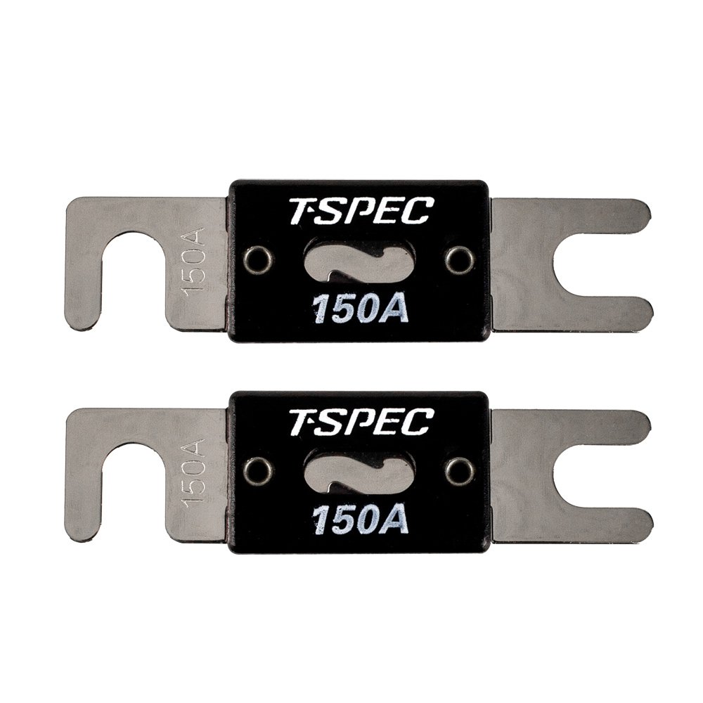T-Spec V8 Series 150 AMP ANL Fuse - Nickel Plated - 2 Pack