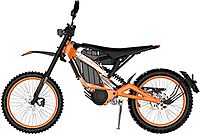 Kugoo Wish 04 Electric Dirt Bike 2026-3700W Brushless Motor - 67.2V 36Ah Battery - 80km/h Max Speed - 60-70km Range - Orange/Black