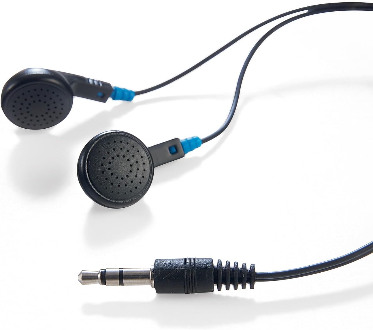 Verbatim Stereo Earphones - 3.5mm Wired Earbuds, Black