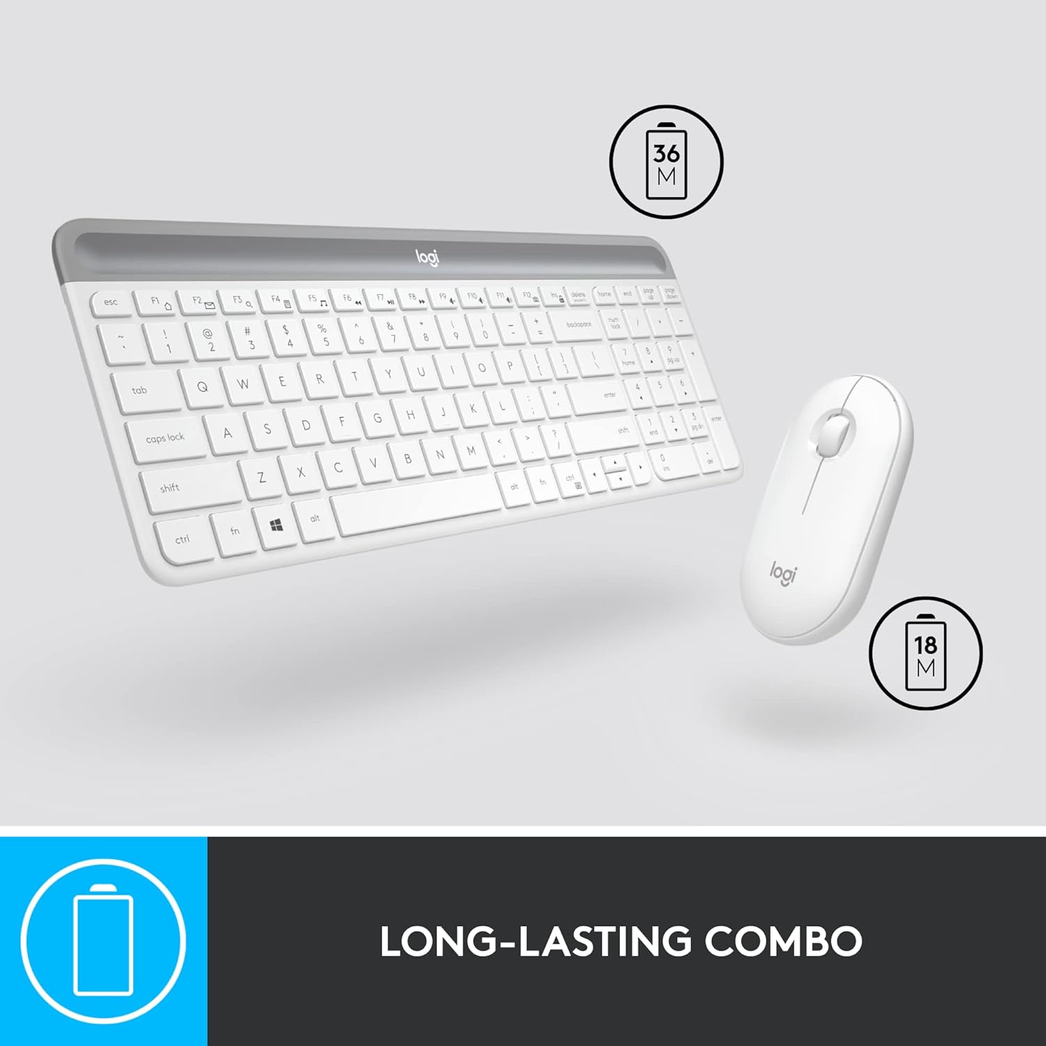 Logitech MK470 Slim Wireless Keyboard and Mouse Combo