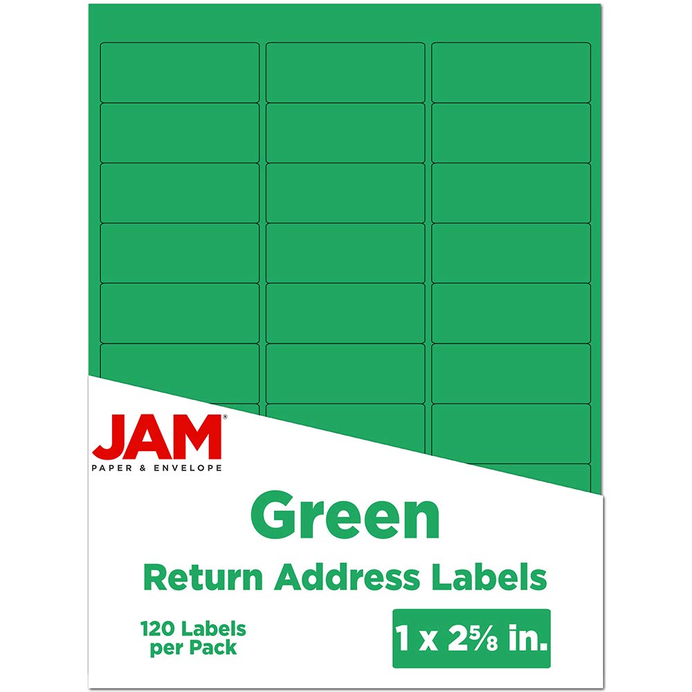 JAM PAPER Mailing Address Labels - Self-Adhesive Rectangular
