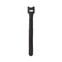 StarTech.com 6in Hook and Loop Cable Ties - 50 Pack - Black - Reusable Cable Straps - Adjustable and Flexible