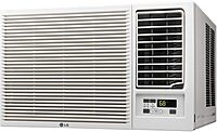 LG Window Air Conditioner with Supplemental Heat, Electronic Controls with Remote