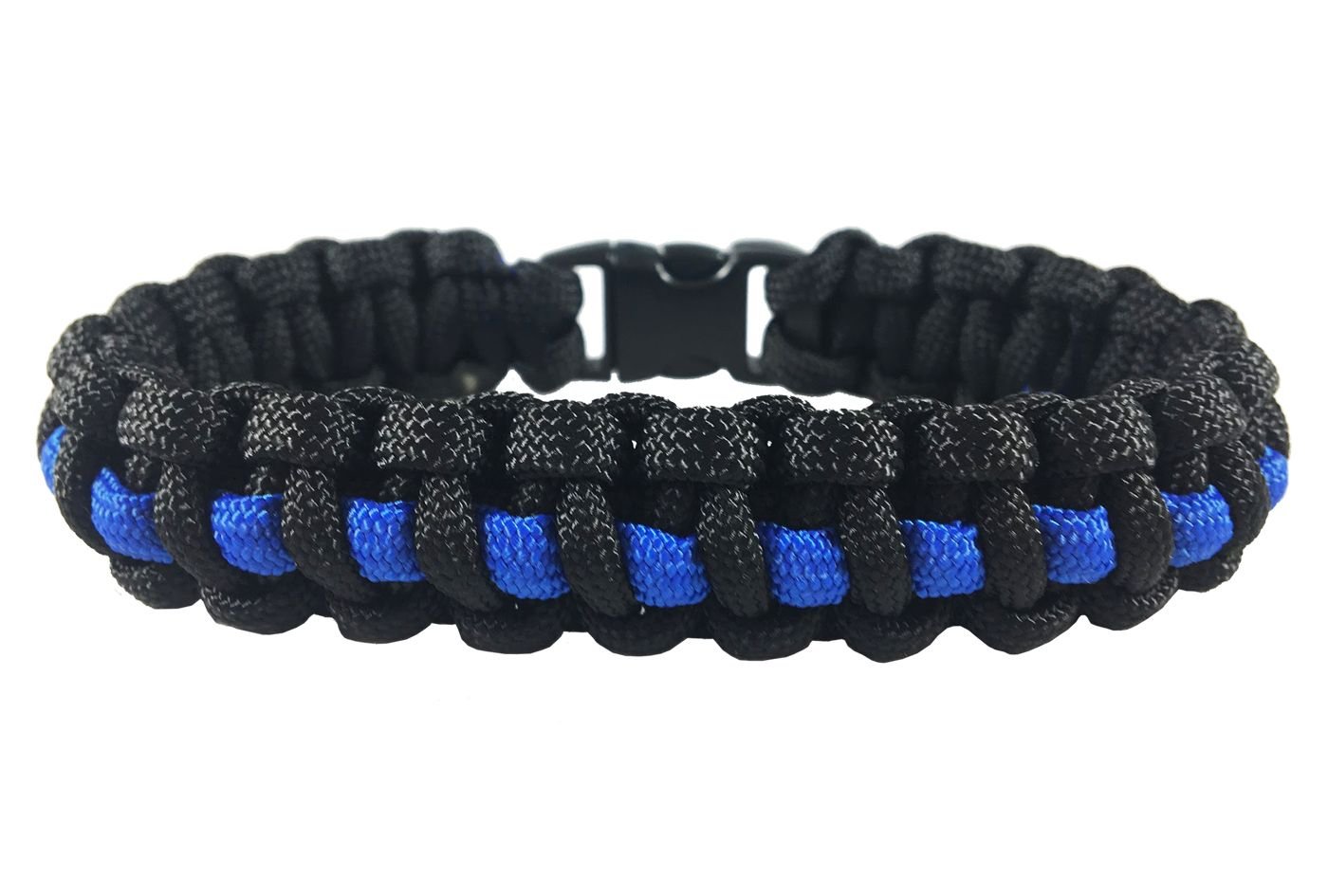 THIN BLUE LINE USA Survival Paracord Bracelet