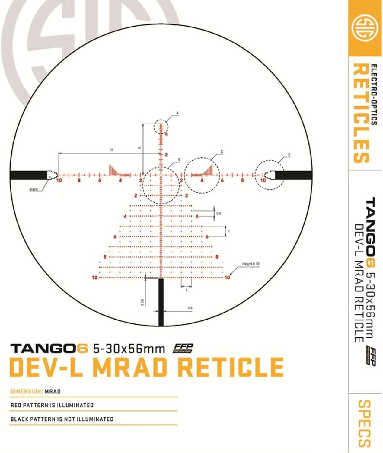 SIG SAUER TANGO6 Tactical Riflescope