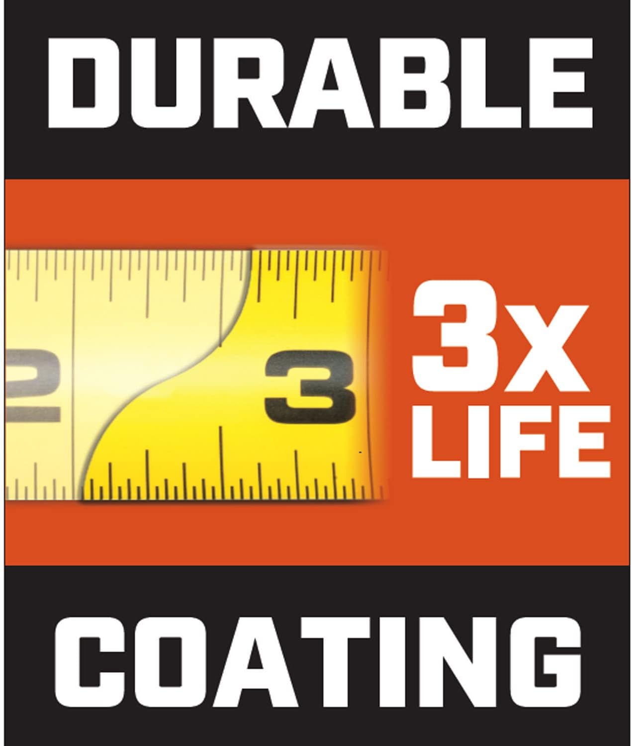 Crescent Lufkin 1-3/16 x 35' Command Control Series Yellow Clad Tape Measure - L1035C-02