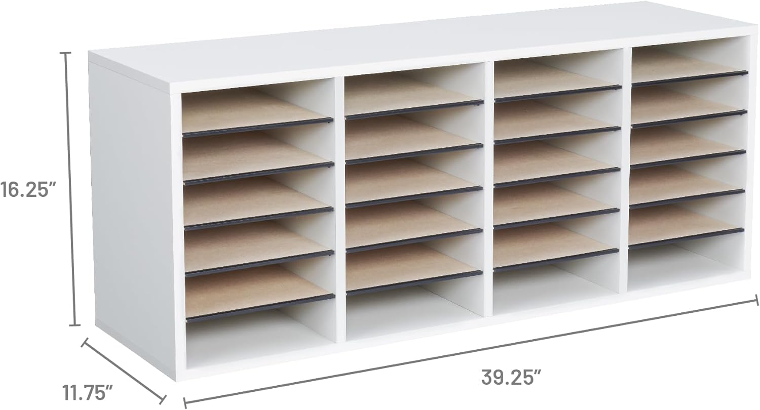 SAFCO Wood Adjustable Literature Organizer