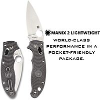 SPYDERCO Manix 2 Lightweight Signature Folding Knife