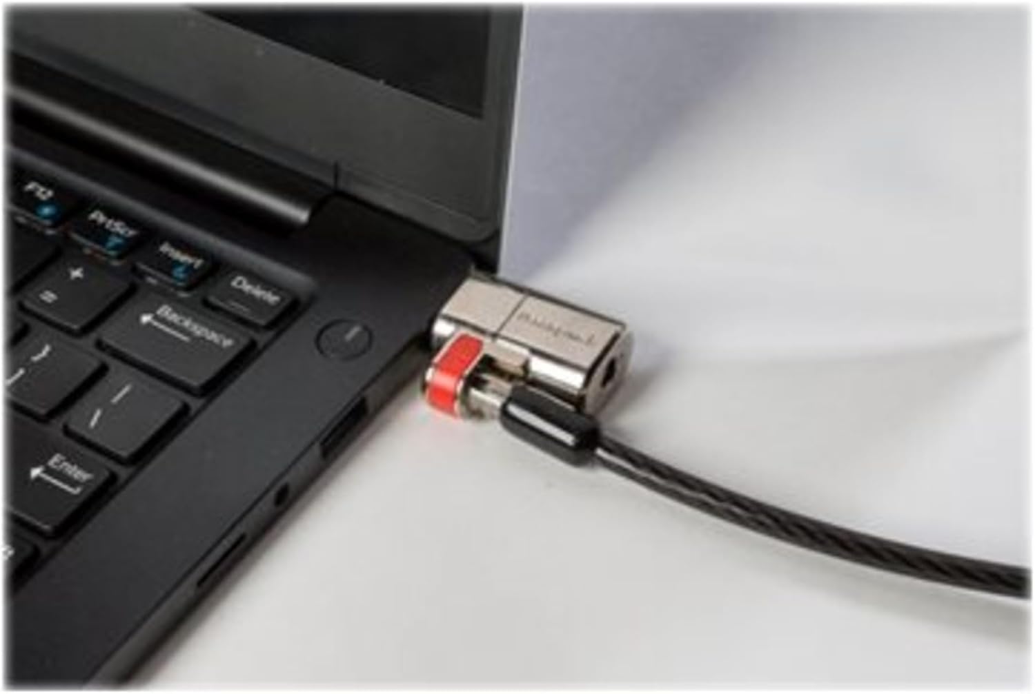 Kensington ClickSafe Keyed Laptop Lock for Wedge Security Slots - Security cable - black