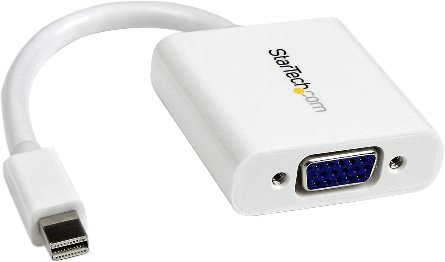 StarTech.com Mini DisplayPort to VGA Adapter - Active Mini DP to VGA Converter - 1080p Video