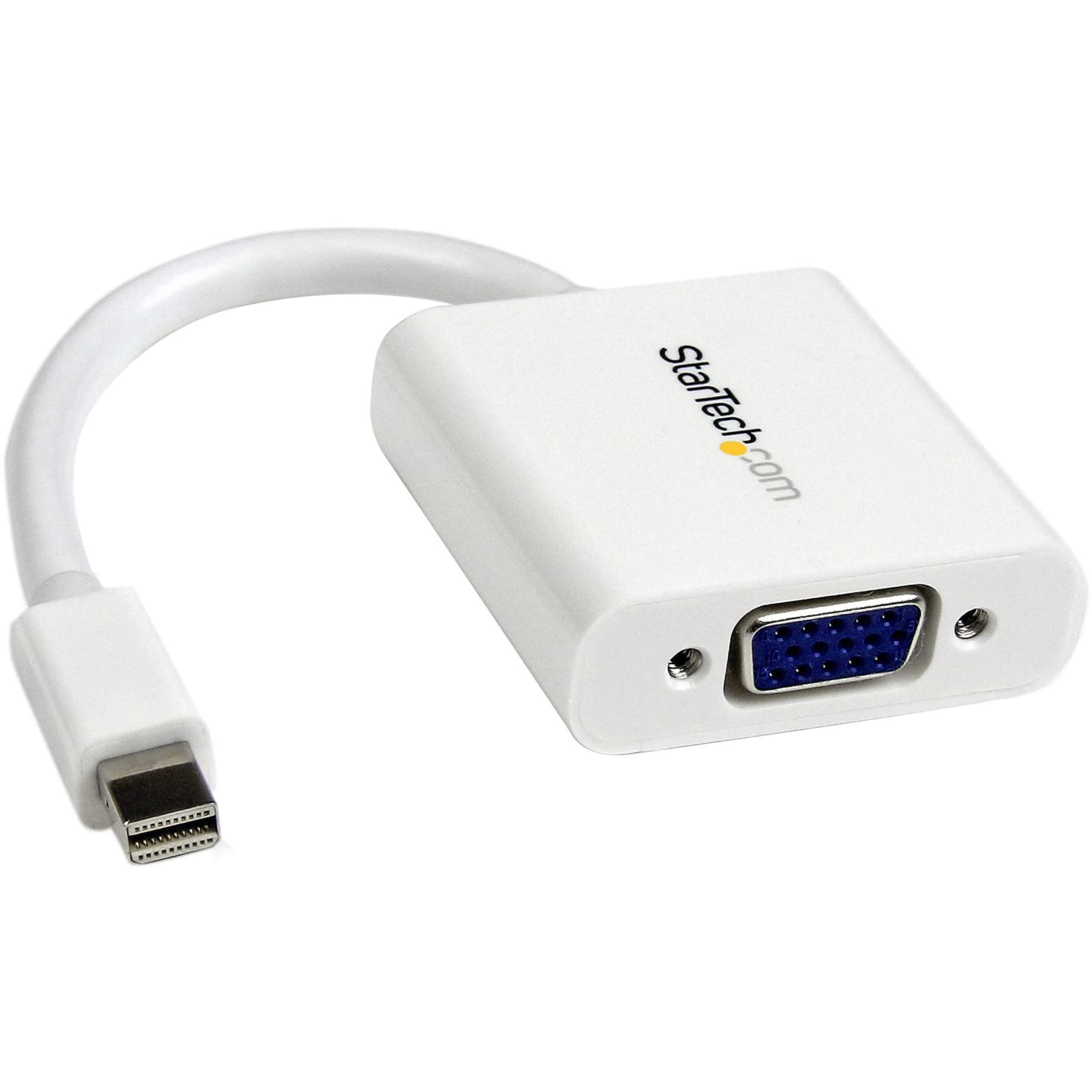 StarTech.com Mini DisplayPort to VGA Adapter - Active Mini DP to VGA Converter - 1080p Video