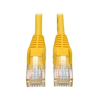 Tripp Lite Cat5e 350MHz Snagless Molded Patch Cable (RJ45 M/M) - Yellow, 7-ft.(N001-007-YW)