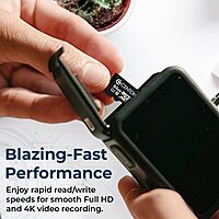 Centon Electronics Micro SD Card, UHS-I / A1 / V10 / U1 / Class 10 Flash Memory Card for Phones, Tablets, Cameras, and More, 256GB