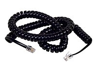 Belkin F8V101-12-BK 12' Coiled Telephone Handset Cord - Black