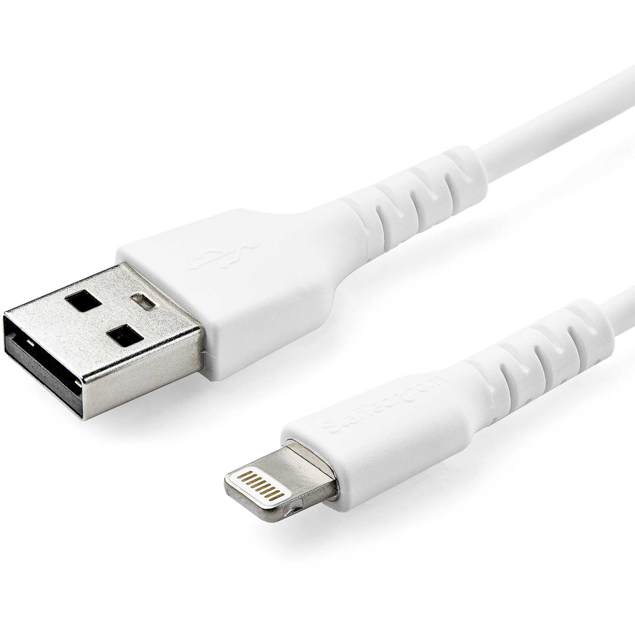 StarTech.com Durable USB-A to Lightning Cable - MFi Certified, Aramid Fiber