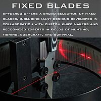 Spyderco Moran Fixed Blade Knife - Black FRN Handle with PlainEdge, Full-Flat Grind