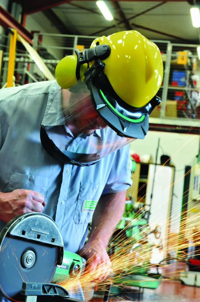 MSA 10187161 V-Gard Frame - Universal Cap Frame, Fits Cap-Style Hard Hats, Black, Rubber and Polyethylene