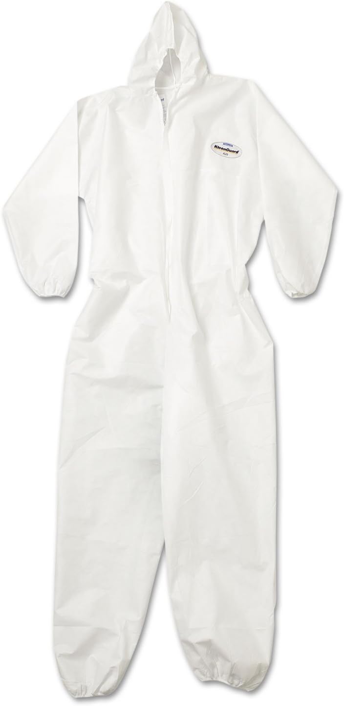 A20 Breathable Particle Protection Coveralls, Zip Closure, 3x-Large, White