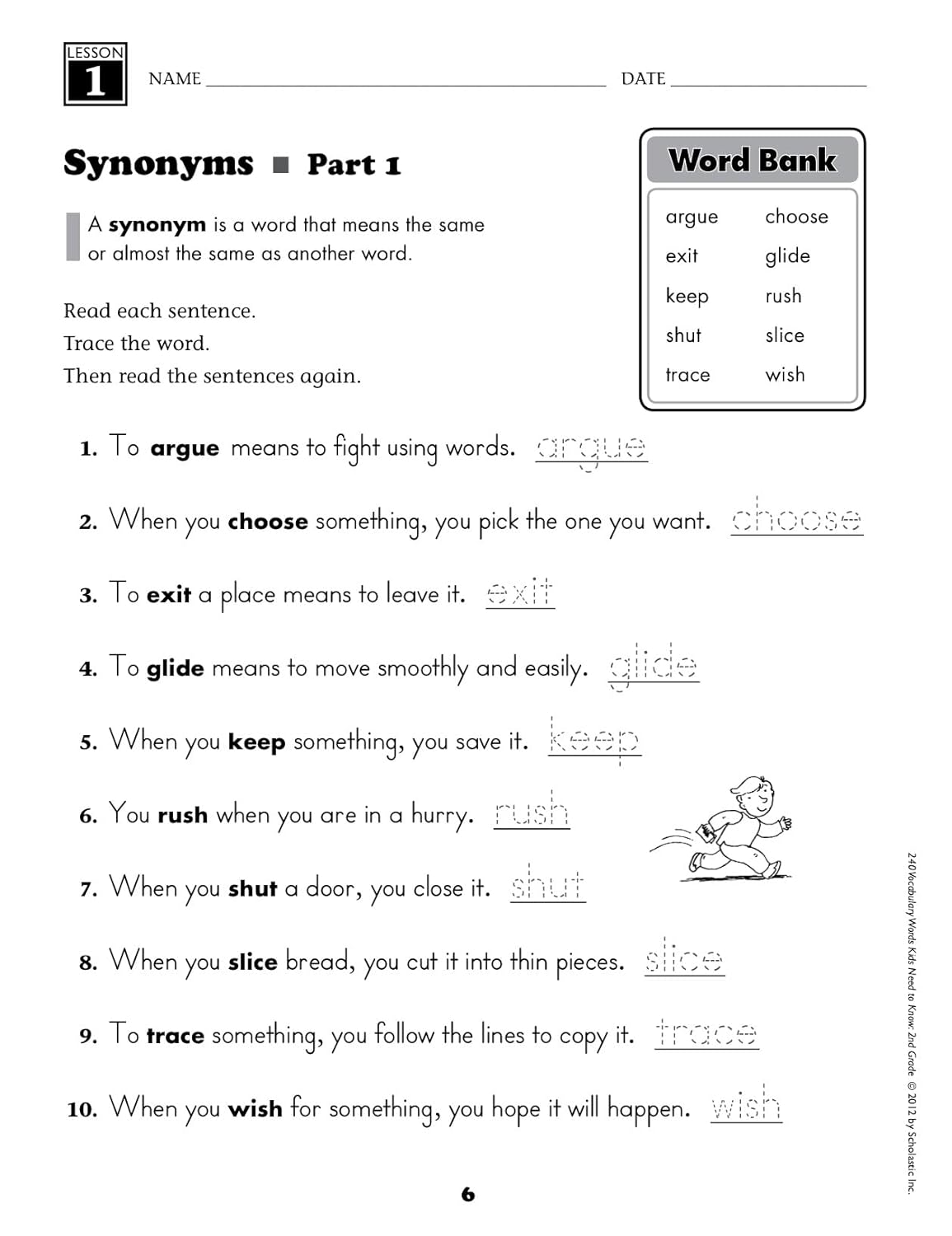 240 Vocabulary Words Kids Need to Know: Grade 2: 24 Ready-to-Reproduce Packets Inside! (Teaching Resources)