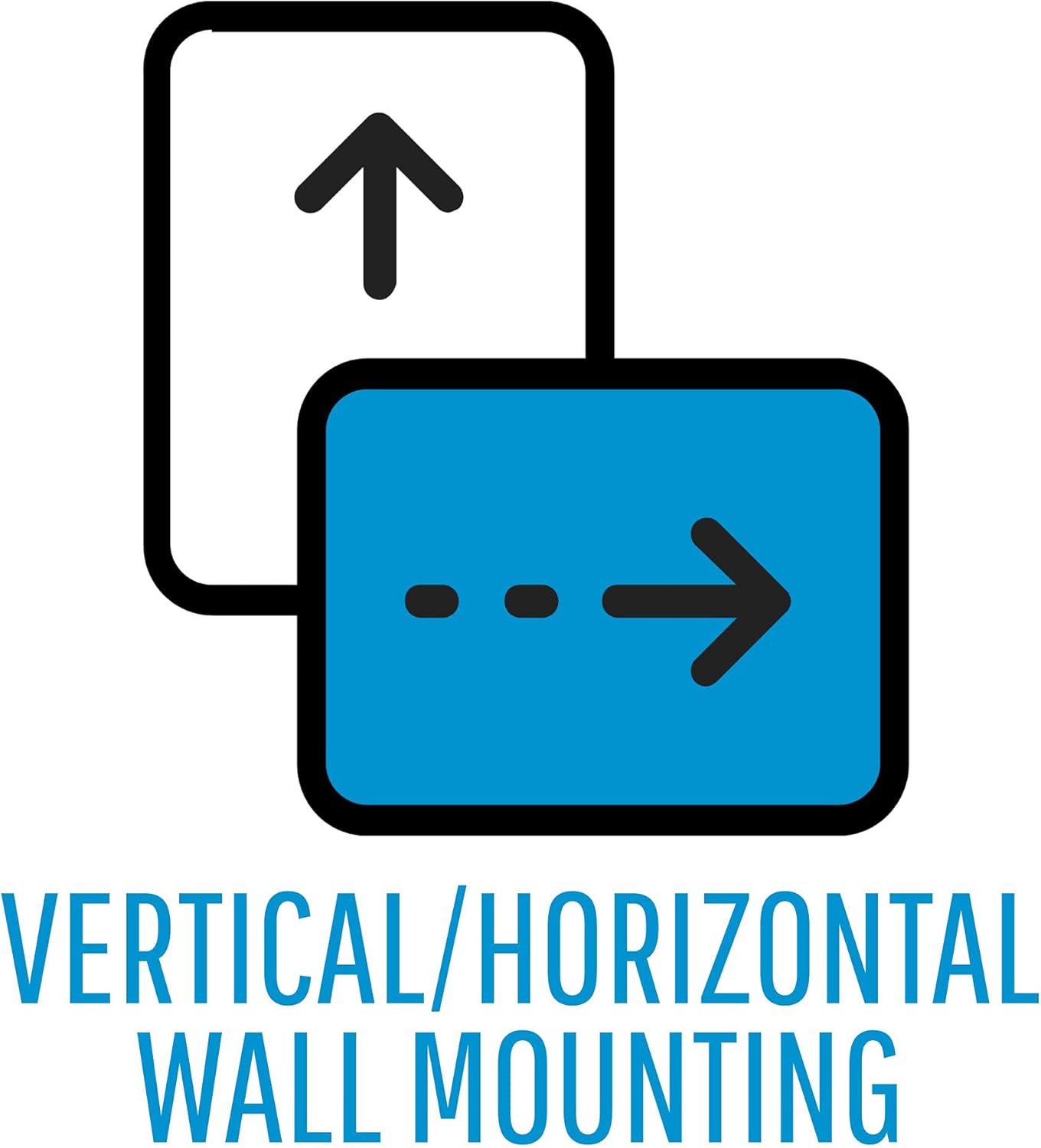 MasterVision Maya Series Magnetic Dry Erase Board, Lacquered Steel Whiteboard, Snap-On Marker Tray, Wall Mounting Kit