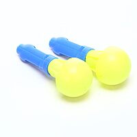 3M E-A-R Push-Ins Earplugs 318-1000, 28.0 dBs, 100 Pair, ANSI, Uncorded, No Roll, Push to Fit, Poly Bag