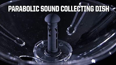 Uzi Observation Device for Listening to Birds Sounds, Scientific Explorer Bionic Ear, Spying, Recording, Spy Kit or Spy Gear