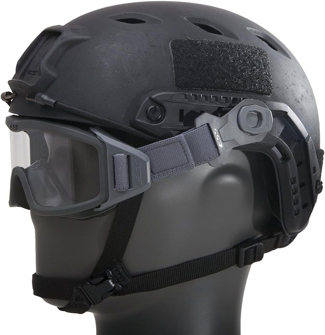 ESS Eyewear 740-0516 Profile Pivot Goggle - Gray w/1 Clear lens & 1 Smoke Gray lens