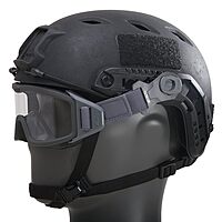 ESS Eyewear 740-0516 Profile Pivot Goggle - Gray w/1 Clear lens & 1 Smoke Gray lens