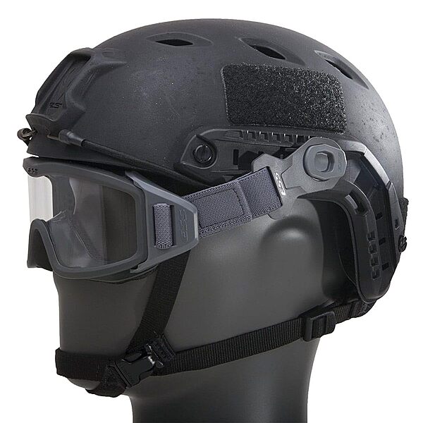 ESS Eyewear 740-0516 Profile Pivot Goggle - Gray w/1 Clear lens & 1 Smoke Gray lens