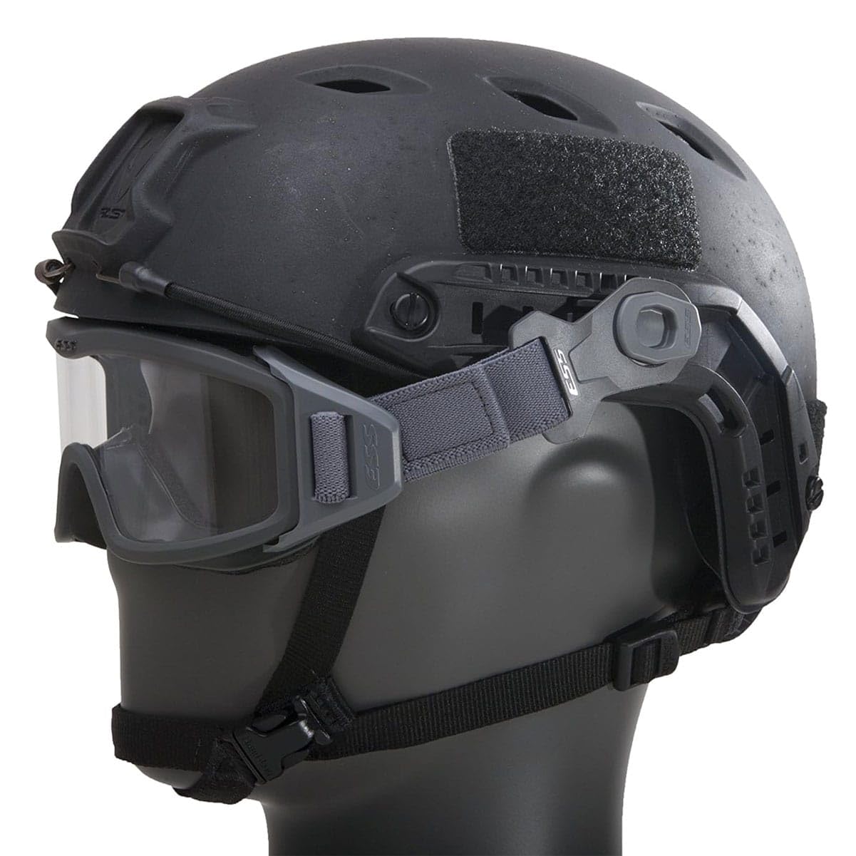 ESS Eyewear 740-0516 Profile Pivot Goggle - Gray w/1 Clear lens & 1 Smoke Gray lens