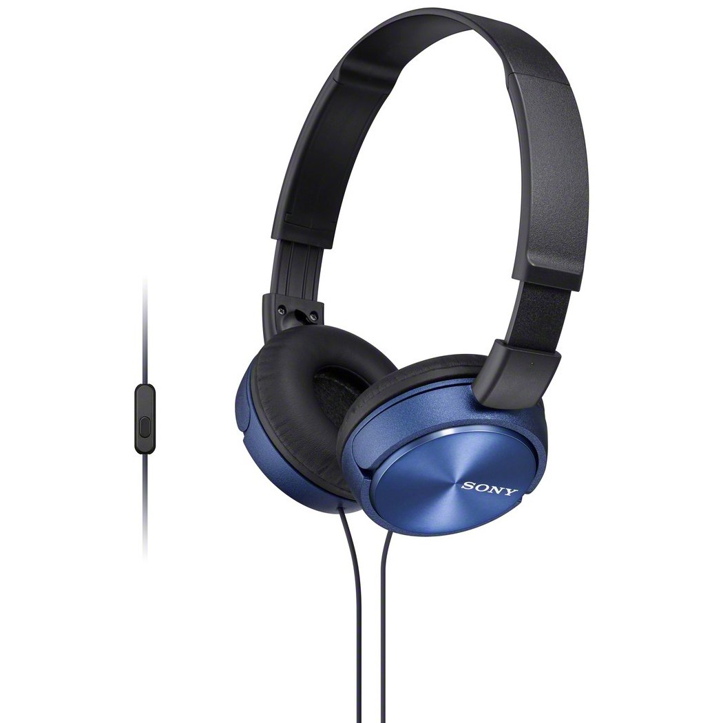 Sony MDR-ZX310AP ZX Series Wired On Ear Headphones with mic