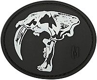 MAXPEDITION Sabertooth Skull Patch Glow