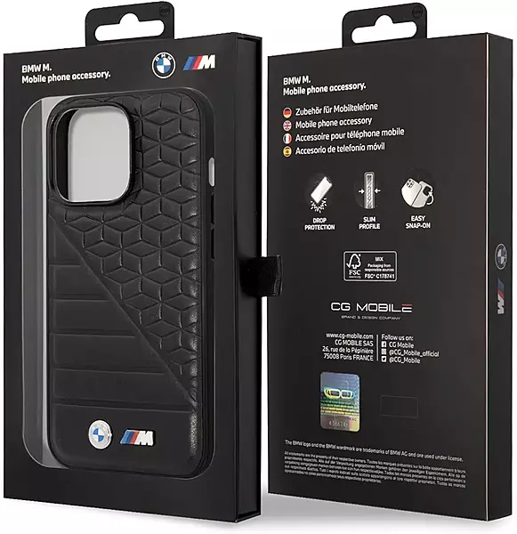 BMW Dual Logo Black Dual Pattered Case