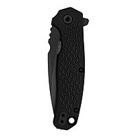 Kershaw Conduit Folding Pocket Knife, 2.9 inch Serrated Blade, Black Spearpoint Blade, Liner Lock, Pocketclip