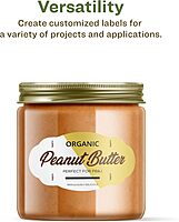 Avery EcoFriendly Matte White Recycled Oval Scalloped Labels, 1-1/8" x 2-1/4", Print-to-The-Edge, Matte White Labels, Permanent Adhesive, Laser/Inkjet Printable, 210 Total 210 labels