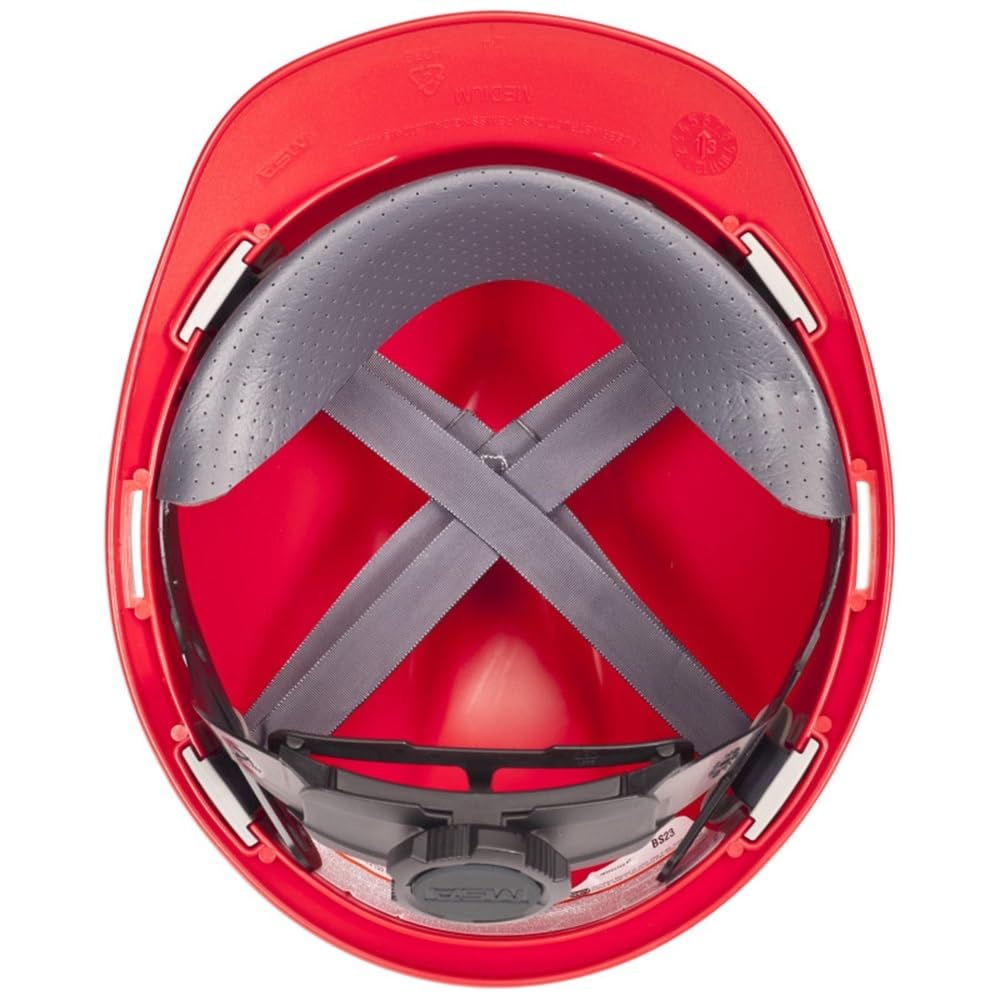 MSA 10153518 Moisture Wicking Pad - Polyester Sweatband for Use with Fas-Trac III Hard Hat Suspensions, Blue/Gray Color