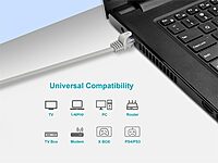 Monoprice Cat6 Flexboot Ethernet Patch Cable UTP 24AWG 550MHz Snagless RJ45