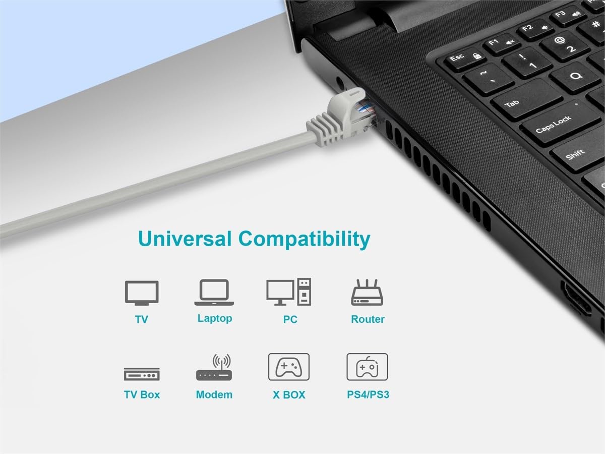Monoprice Cat6 Flexboot Ethernet Patch Cable UTP 24AWG 550MHz Snagless RJ45