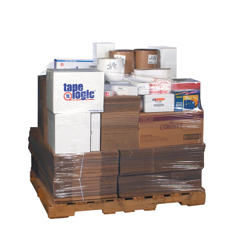 Aviditi 30" x 5000' Cast Machine Stretch Film, Clear, 80 Gauge, for Protecting Packages During Shipping and Storage, 1 Roll