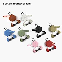 AXIL X20 Noise Reduction Ear Plugs - Reusable Foam & Silicone Eartips - Customizable Fit Hearing Protection