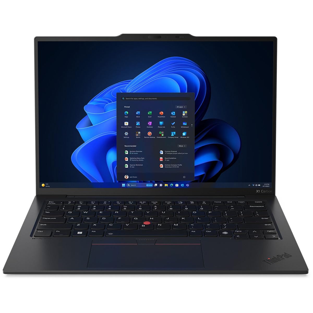 Lenovo ThinkPad X1 Carbon Gen 12 21KC00A8US 14" Notebook - WUXGA - Intel Core Ultra 7 155U - Intel Evo Platform - 16 GB