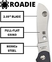 SPYDERCO Roadie Non-Locking Folding Pocket Knife