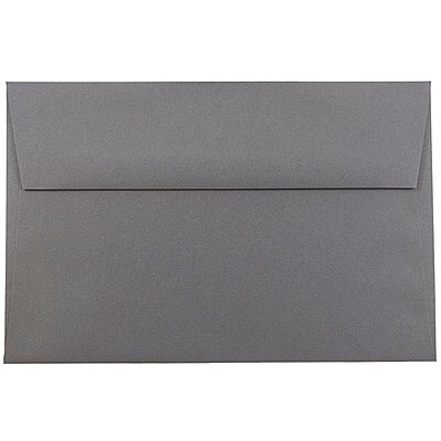 JAM PAPER Premium Dark Gray Invitation and Business Envelopes